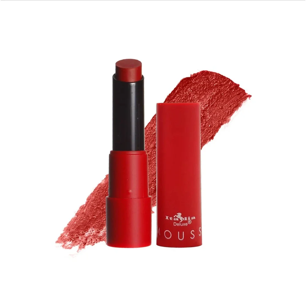 LAST ONE - NEW Lovelace - Italia Deluxe Mousse Matte Deep Red Lipstick Single